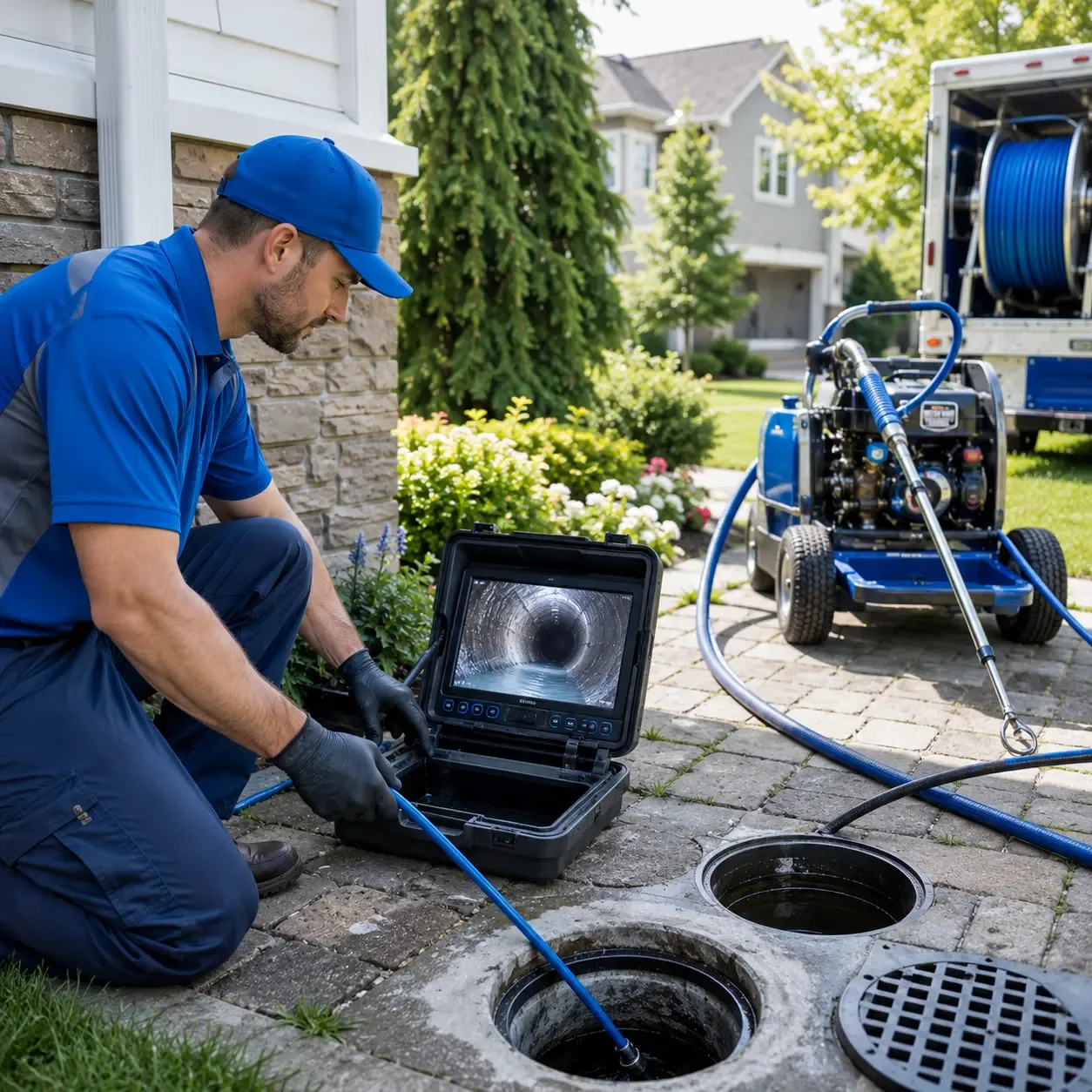 Outdoor drain cleaning professionals serving Castleberry, AL